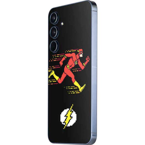 DC Comics The Flash Pixelated Running Pose Galaxy A36 5G Skin